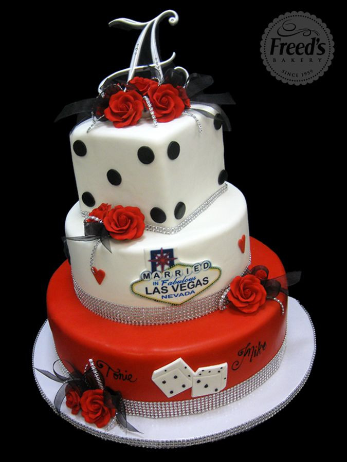 Las Vegas Wedding Cakes
 Las Vegas Themed Wedding Cake