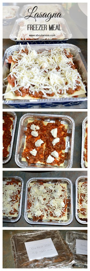 Lasagna Freezer Meal
 Lasagna Freezer Meal Recipe About a Mom