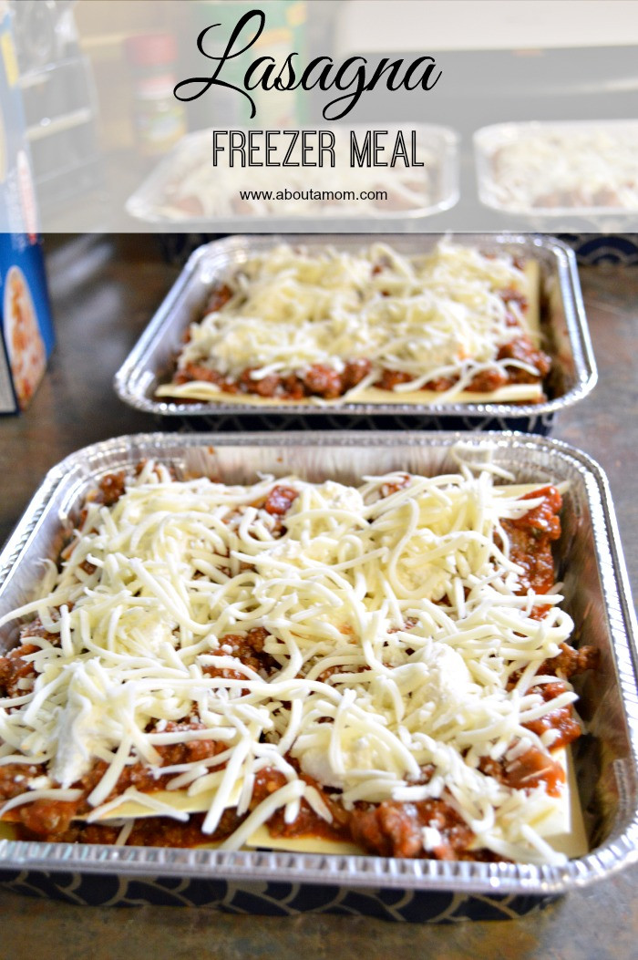 Lasagna Freezer Meal
 Lasagna Freezer Meal Recipe About a Mom