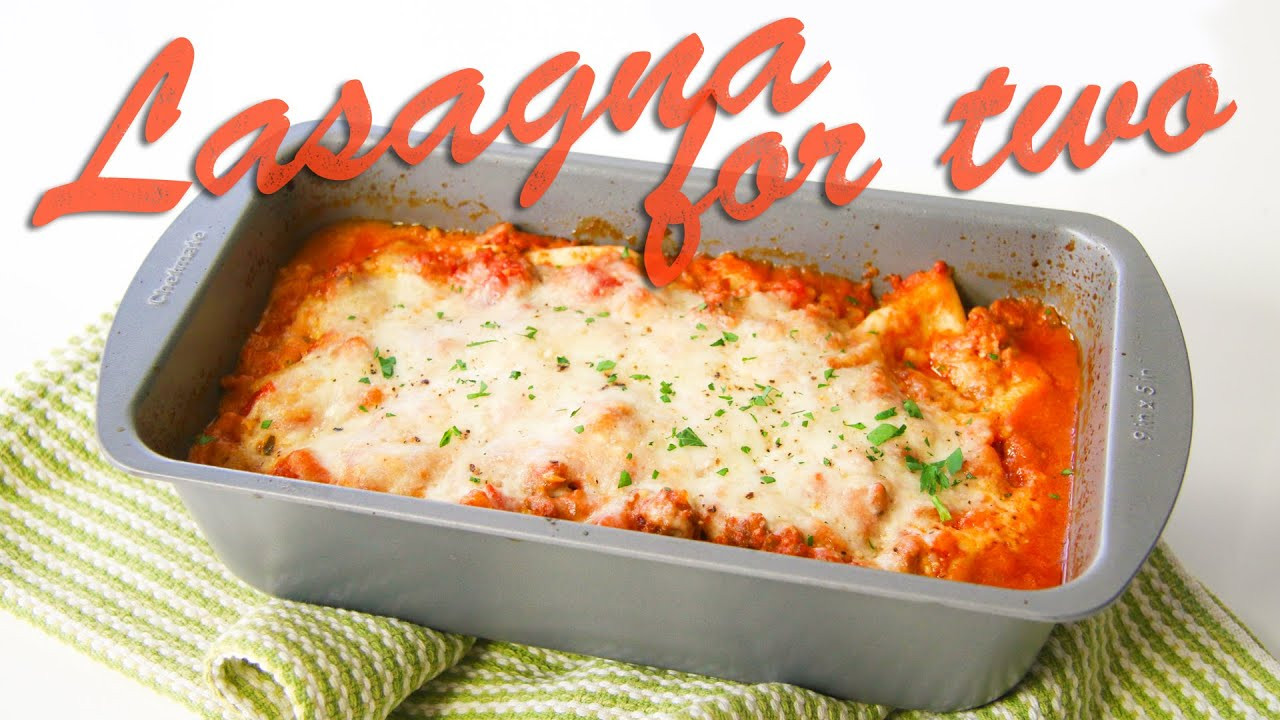 Lasagna Recipe For Two
 Lasagna for Two Recipe Season 2 Ep 11 Chef Julie