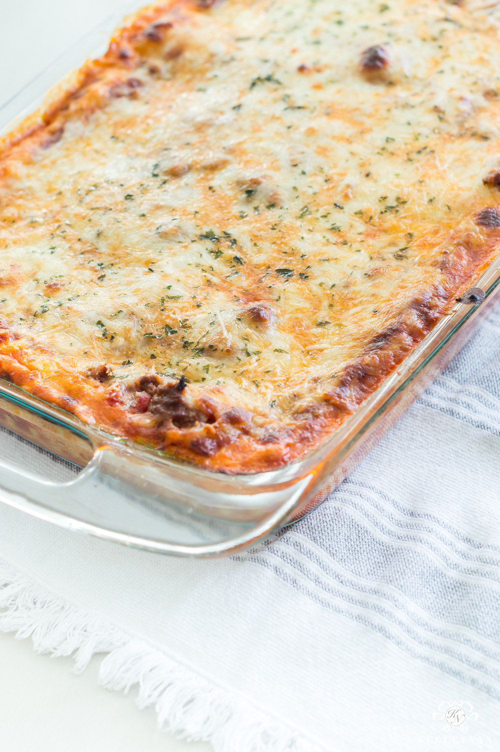 Lasagna Recipe For Two
 Favorite Two Layer Lasagna Recipe with ground beef