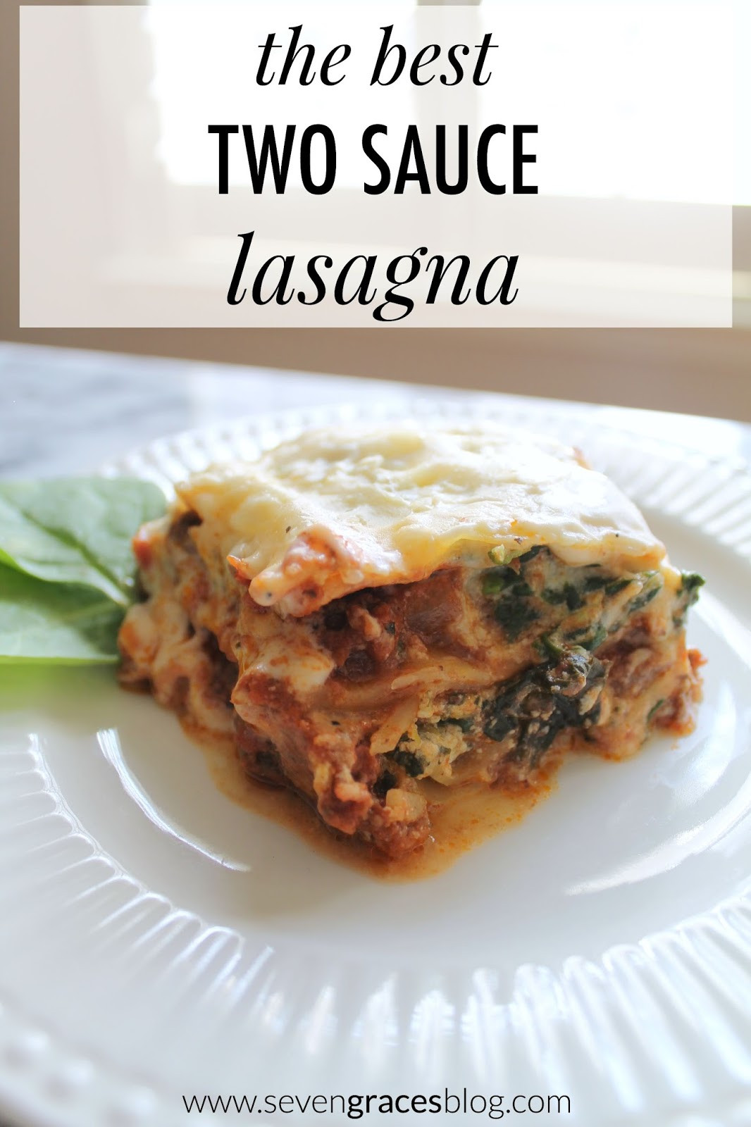 Lasagna Recipe For Two
 fort Food Two Sauce Lasagna Recipe Seven Graces
