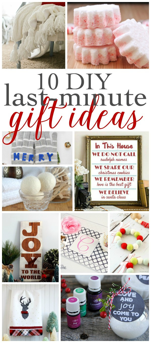 Last Minute DIY Gift Ideas
 10 DIY Last Minute Gift Ideas a Giveaway