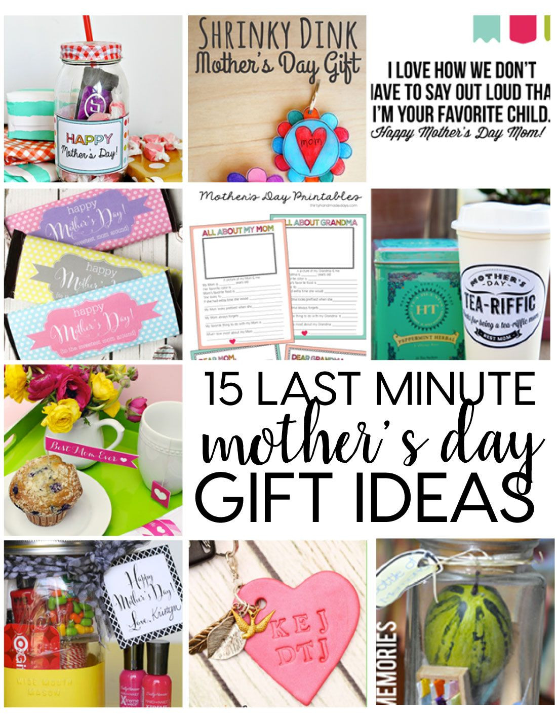 Last Minute DIY Mother'S Day Gifts
 Last Minute Mother s Day Gifts