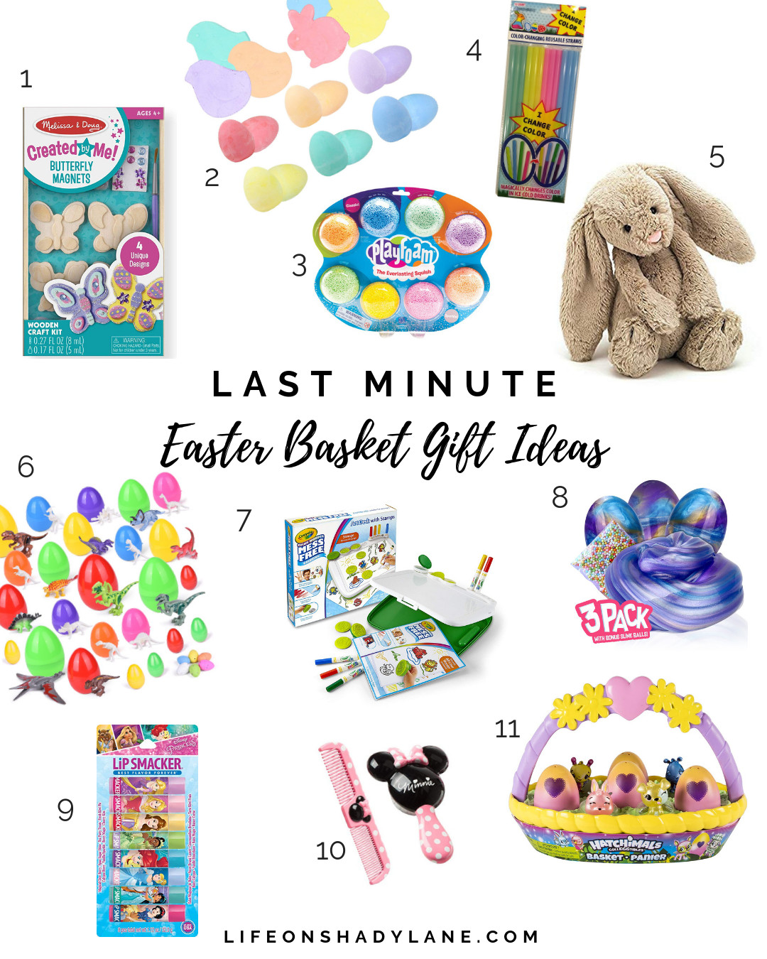 Last Minute Easter Basket Gift Ideas Kids
 Last Minute Easter Basket Gift Ideas Life on Shady Lane