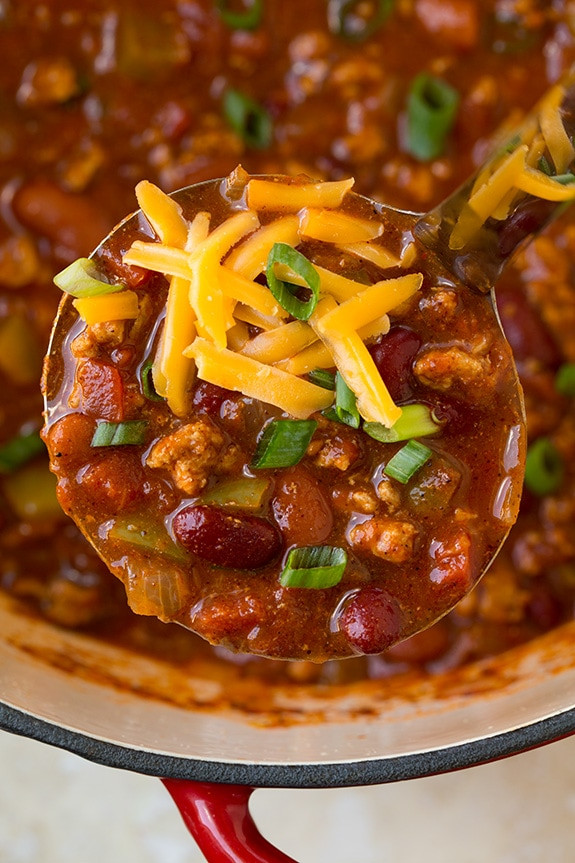 Laura'S Turkey Chili
 Best Turkey Chili Recipe Family Friendly Cooking Classy