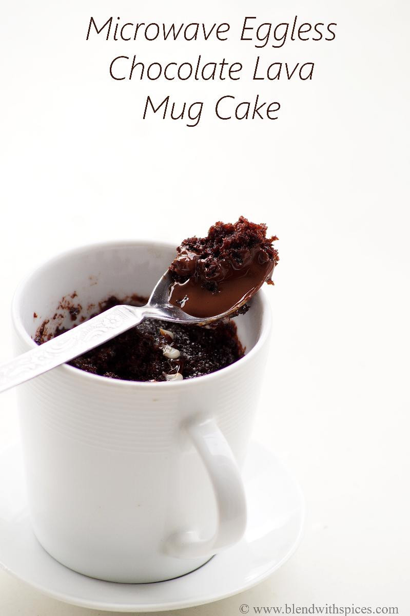 Lava Cake Recipe Microwave
 Microwave Eggless Chocolate Lava Mug Cake Recipe How to
