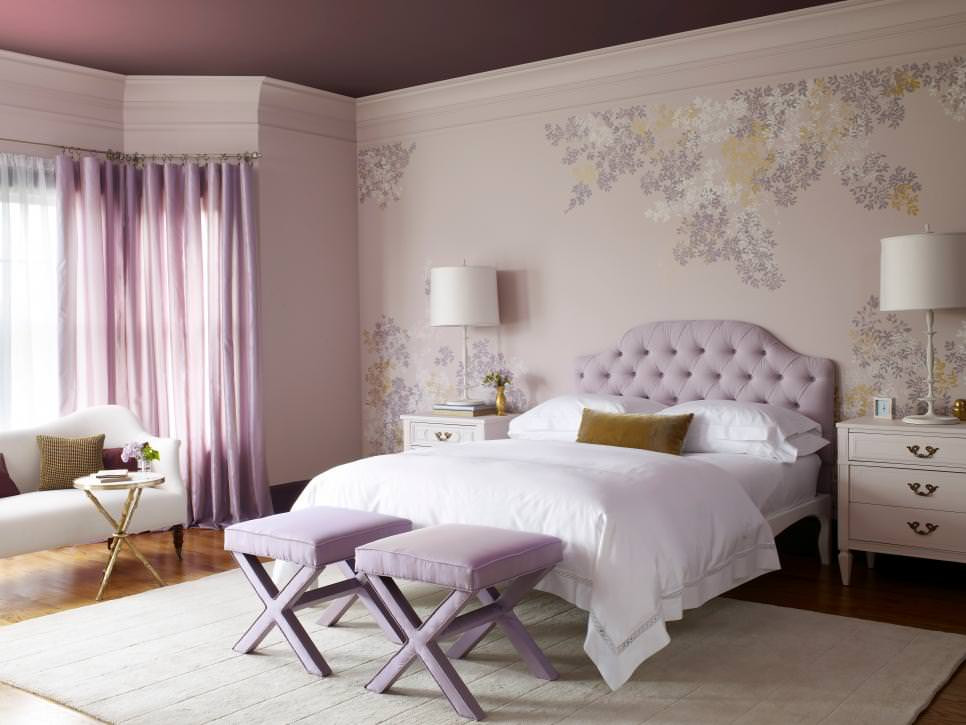 Lavender Bedroom Walls
 25 Wall Decor Bedroom Designs Decorating Ideas