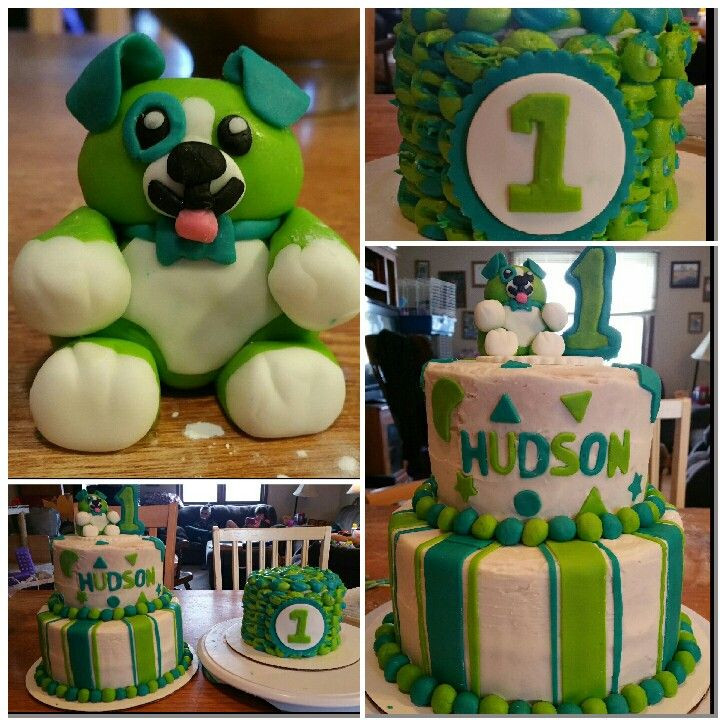 Leapfrog Birthday Cake
 Scout the dog leapfrog 1st birthday cake with smash cake