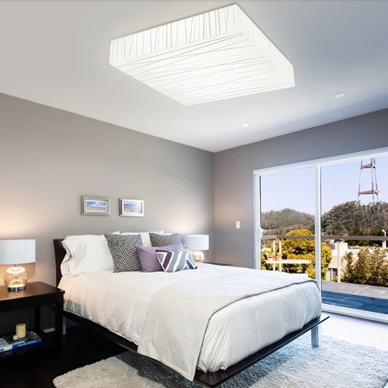 Led Bedroom Ceiling Lights
 Buy 12W Modern Square LED Ceiling Light Living Dining Room