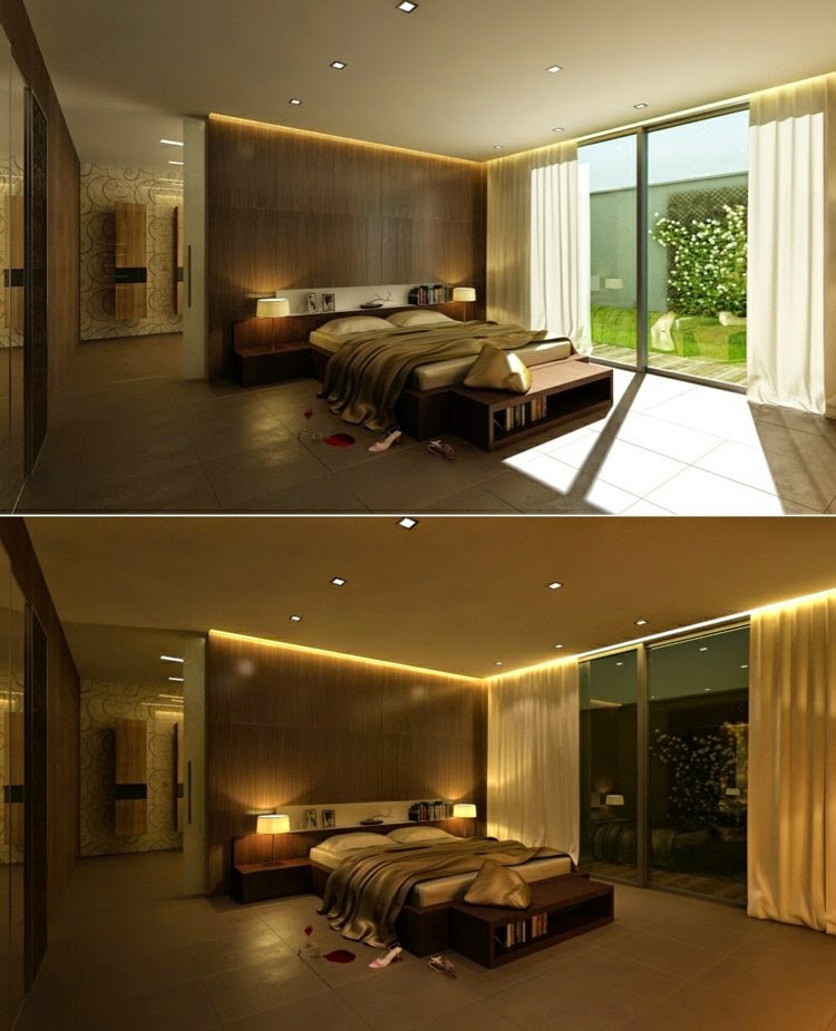 Led Bedroom Ceiling Lights
 Latest modern LED lights for false ceilings and walls
