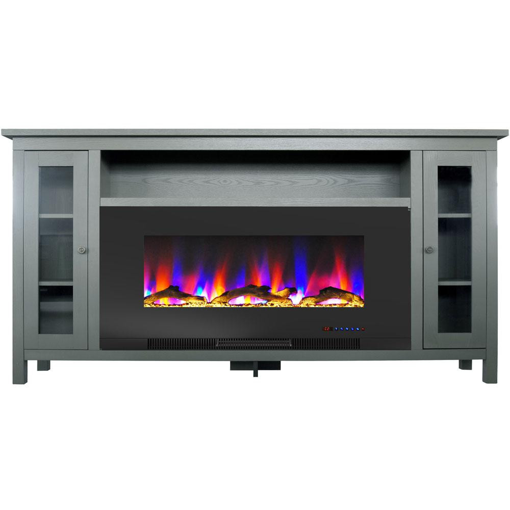 Led Electric Fireplace
 Cambridge Somerset 70 in Electric Fireplace TV Stand in