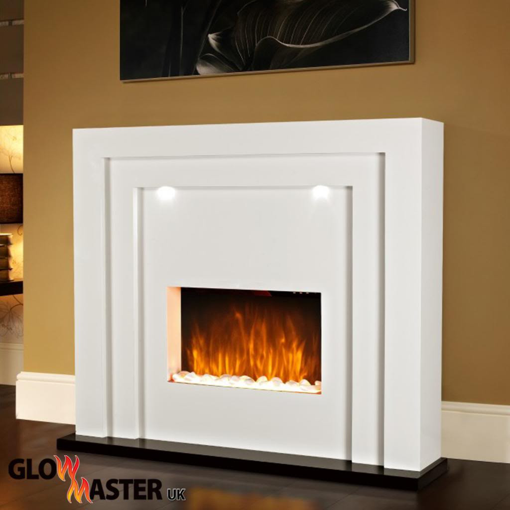 Led Electric Fireplace
 White MDF Surround LED Electric Fireplace – Poundshrinker