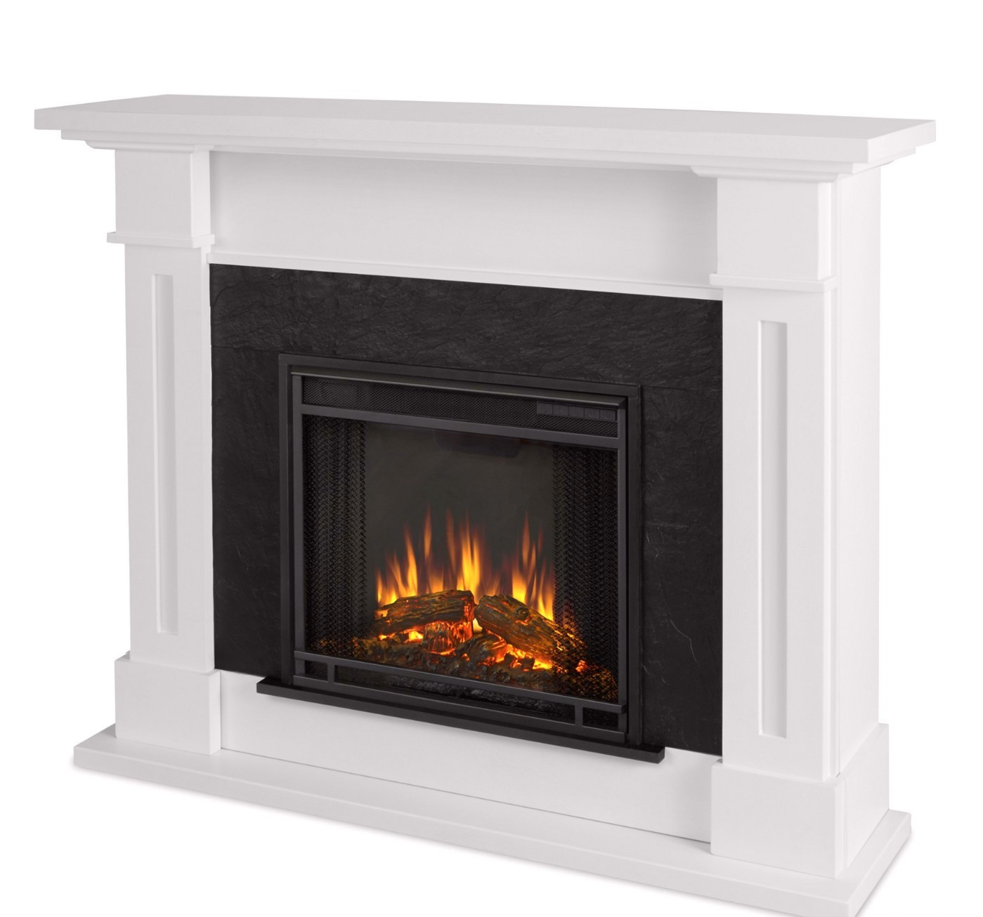 Led Electric Fireplace
 Kipling Electric Heater Led Fireplace In White 4700btu 54x42