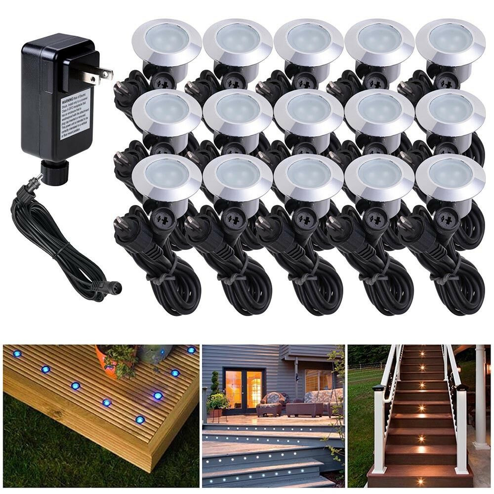 Led Landscape Lighting Kits
 15pcs LED Bulbs Deck Light Garden Stair Yard Mall Outdoor