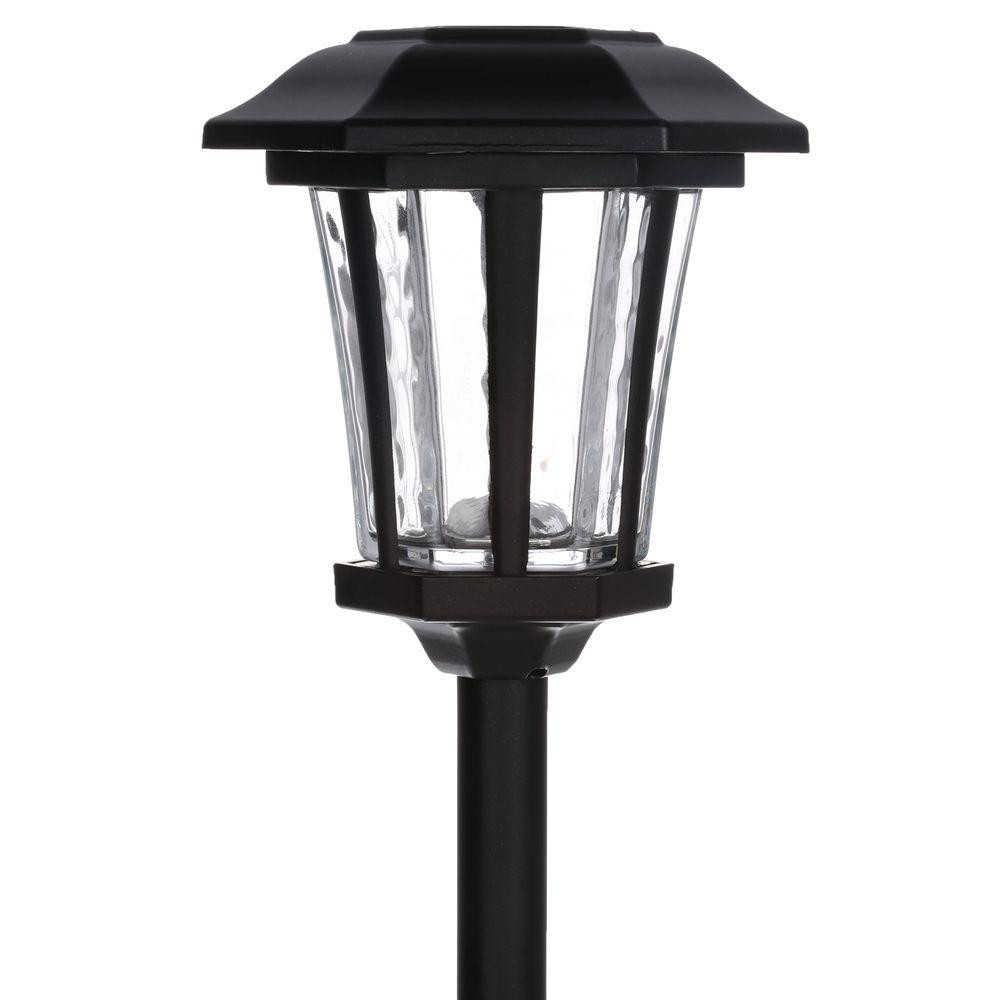 Led Landscape Path Lights
 Hampton Bay Solar Roman Bronze Outdoor Integrated LED