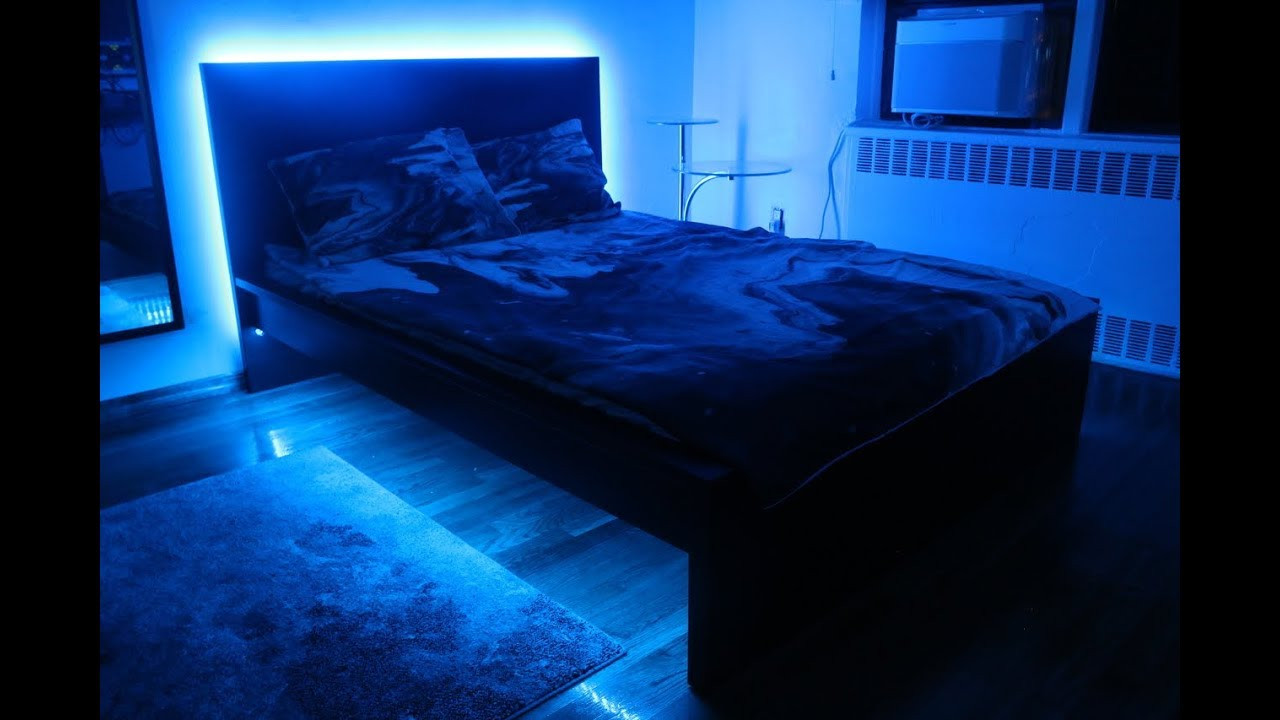 Led Lighting Bedroom
 How To Install LED Strip Lights Under Bed Frame Bedroom