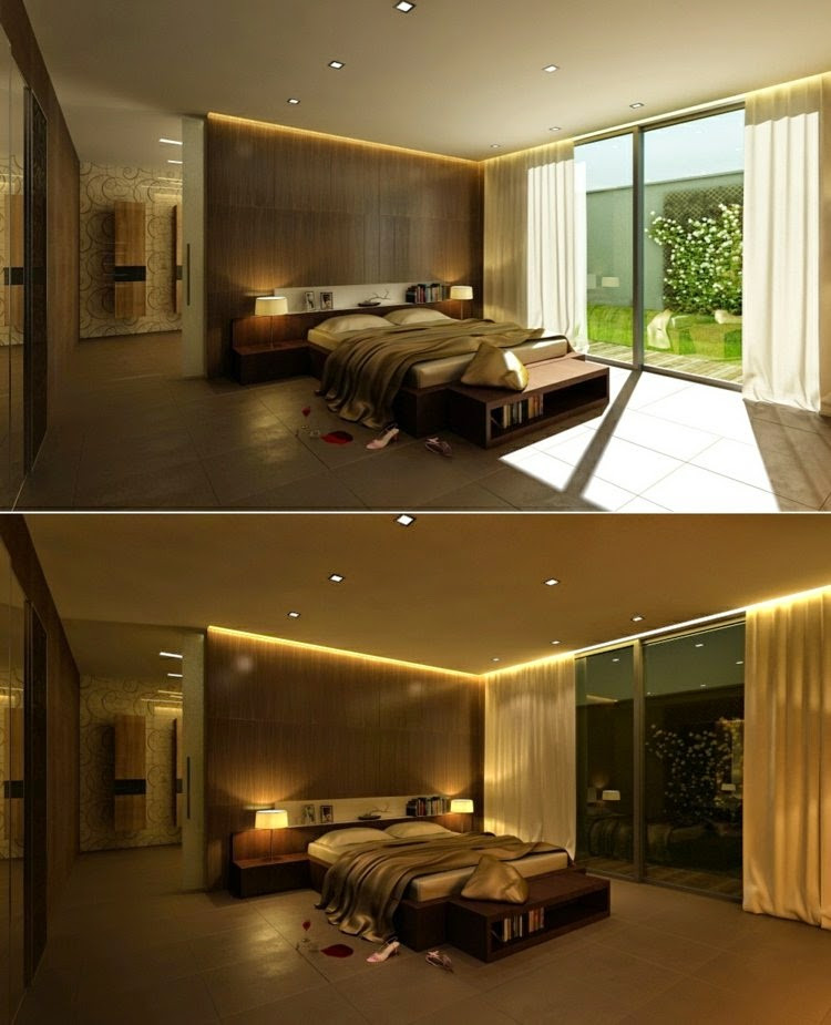 Led Lighting Bedroom
 Latest modern LED lights for false ceilings and walls