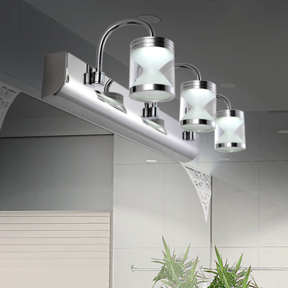 Led Lights For Bathroom
 Modern Bathroom Stainless Steel LED Bathroom Make up