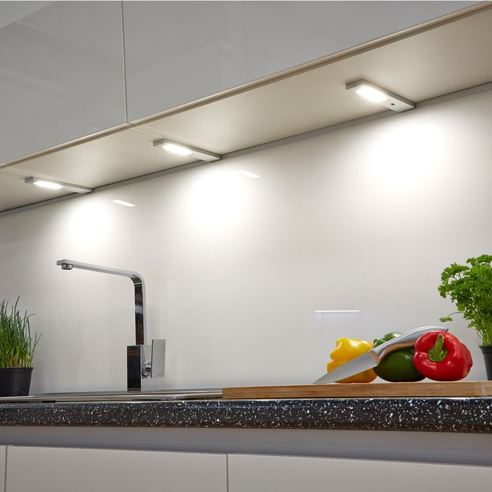 Led Under Kitchen Cabinet Lights
 Quadra Modern LED Under Cabinet Light WITH SENSOR