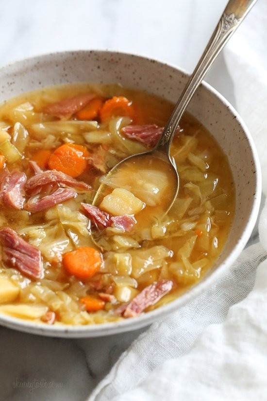 Leftover Ham Soup Recipes
 Leftover Ham Bone Soup with Potatoes and Cabbage Instant