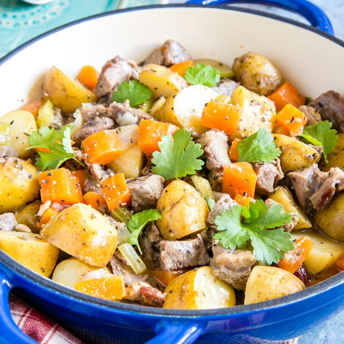 Leftover Lamb Stew
 Good Old fashioned Leftover Lamb Stew