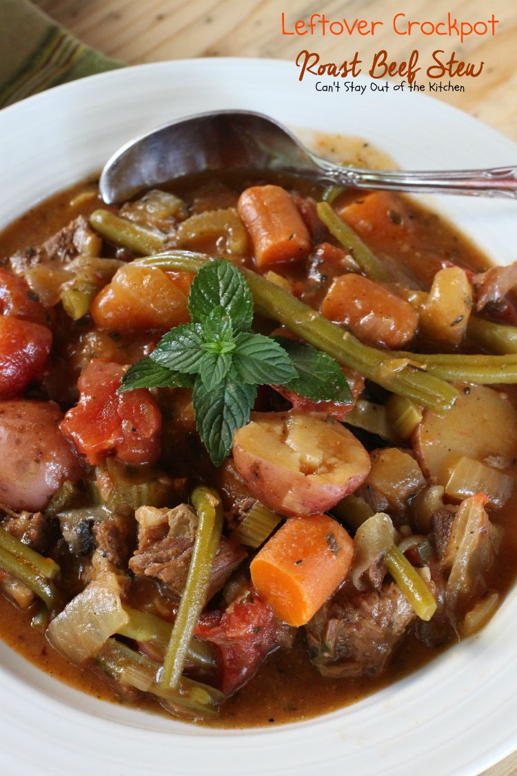 Leftover Lamb Stew
 Leftover Crockpot Roast Beef Stew Can t Stay Out of the