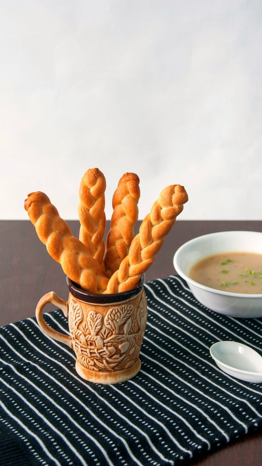 Leftover Pizza Dough
 Made these crispy braided breadsticks with leftover pizza