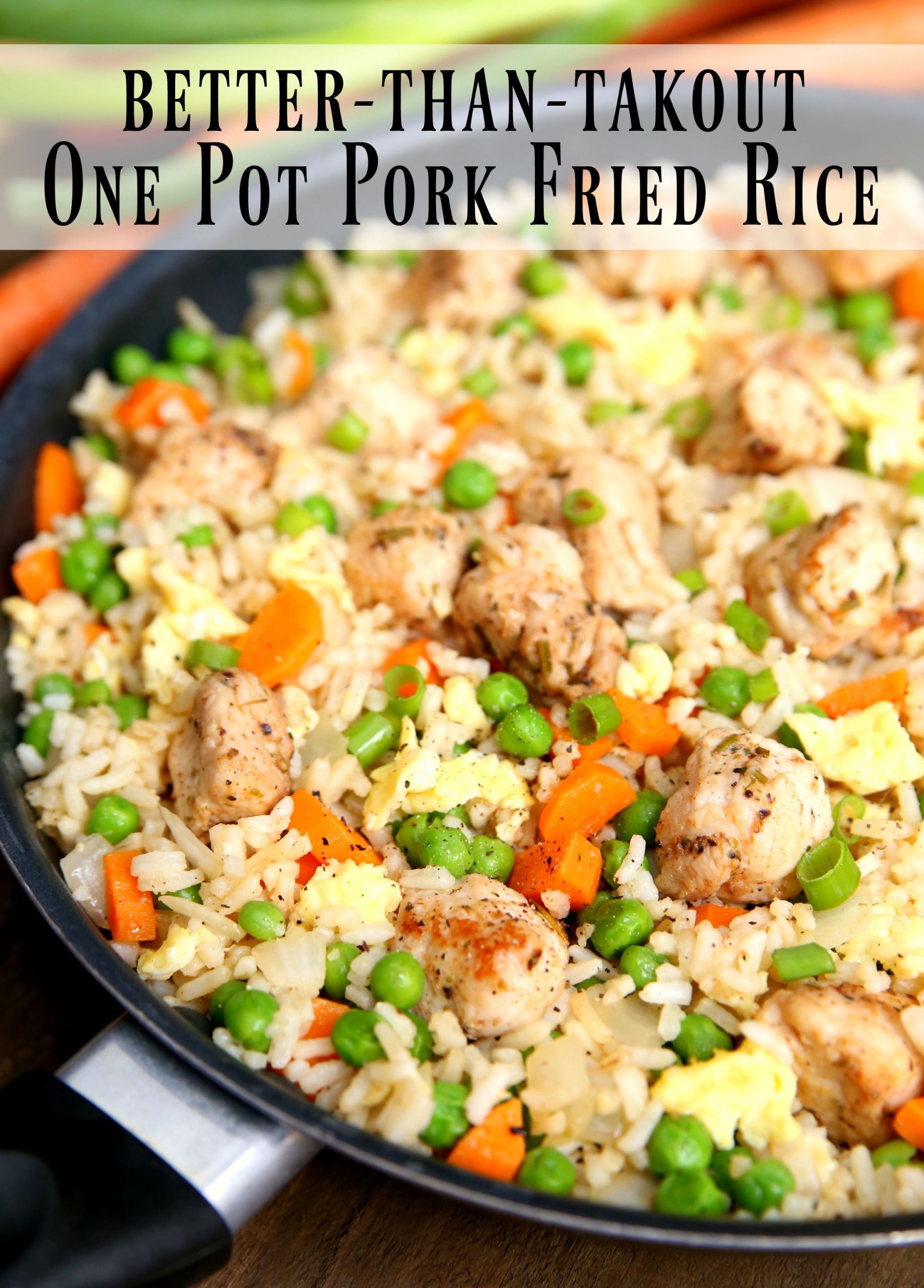 Leftover Pork Recipes Chinese
 Better Than Takeout e Pot Pork Fried Rice