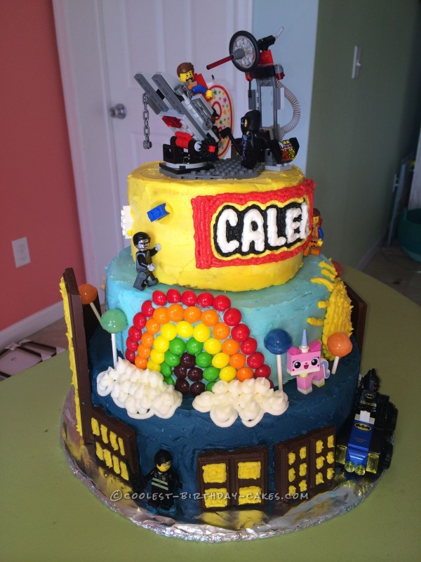 Lego Movie Birthday Cake
 Coolest LEGO Movie Cake