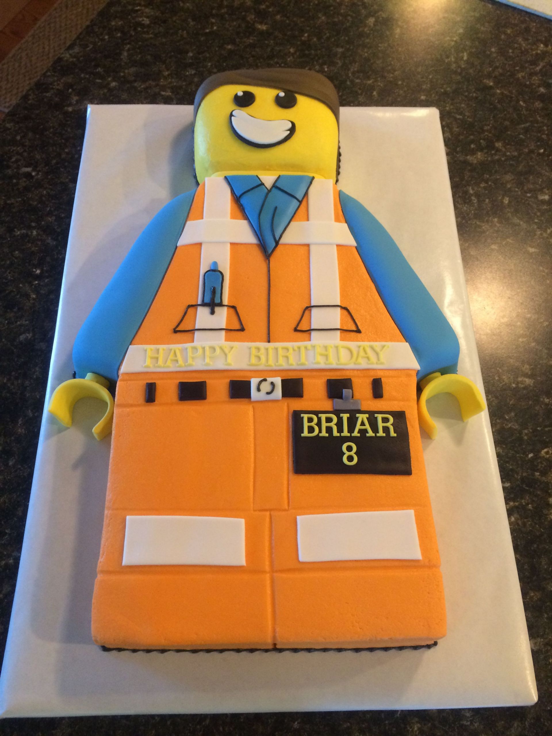 Lego Movie Birthday Cake
 Lego movie s Emmet cake My Cakes Pinterest