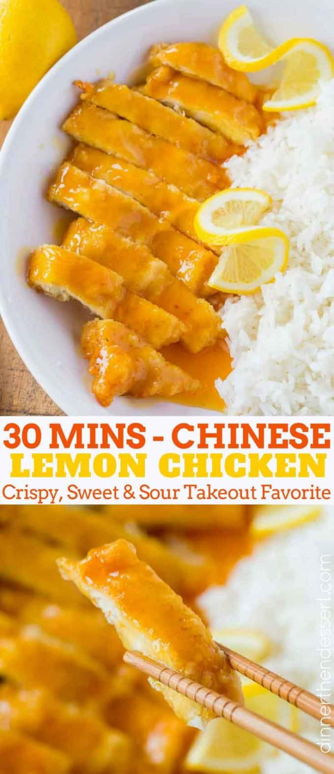 Lemon Chicken Recipes Chinese
 Chinese Lemon Chicken Dinner then Dessert