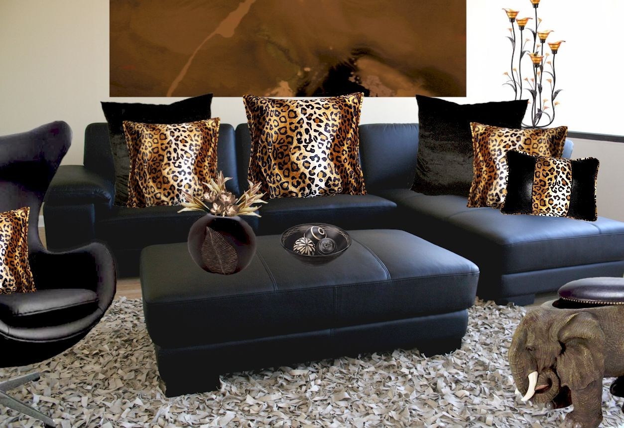 Leopard Decor For Living Room
 Design Ideas Leopard Black Living Room Very modern