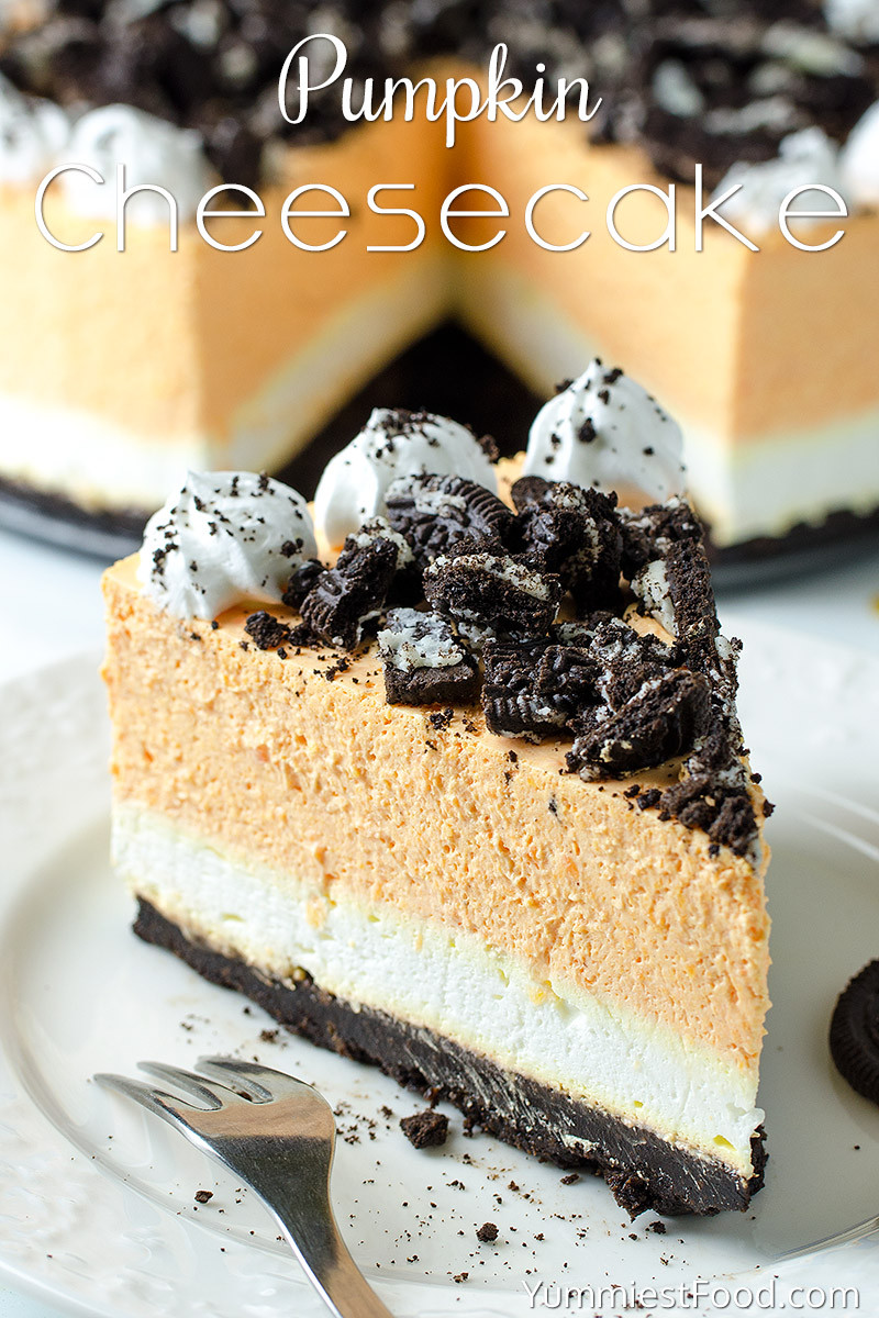 Libby'S Pumpkin Cheesecake Recipe
 Pumpkin Cheesecake With Oreo Crust No Bake Recipe from