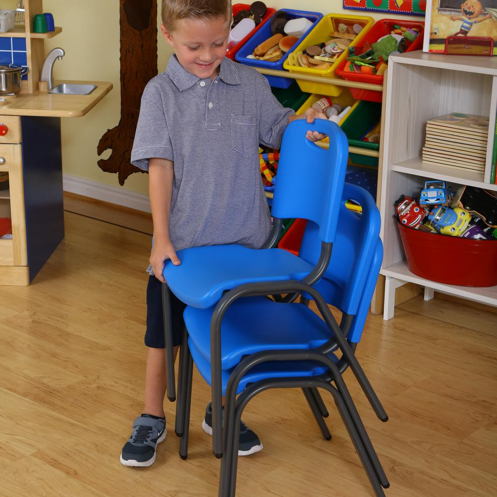 Lifetime Kids Chair
 Lifetime 5 Piece Blue and White Children s Table and Chair