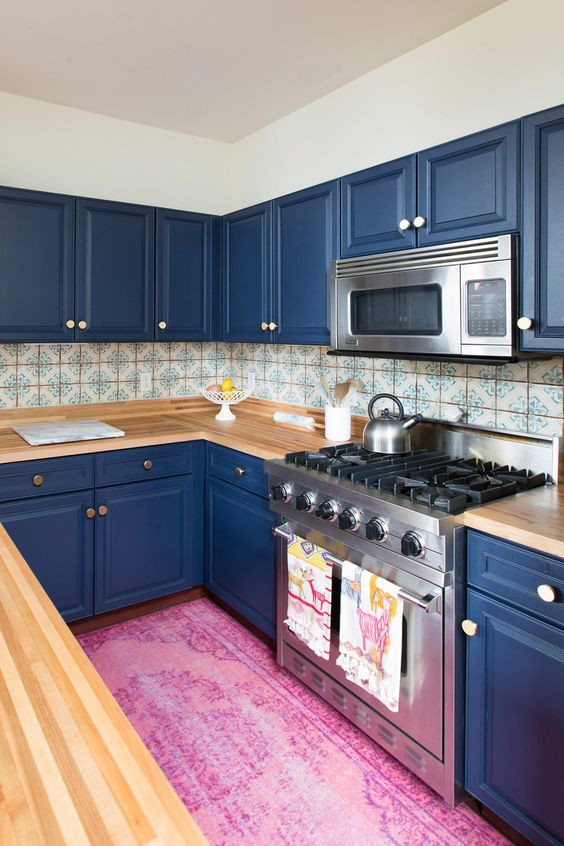 Light Blue Kitchen Backsplash
 30 Gorgeous Blue Kitchen Decor Ideas DigsDigs