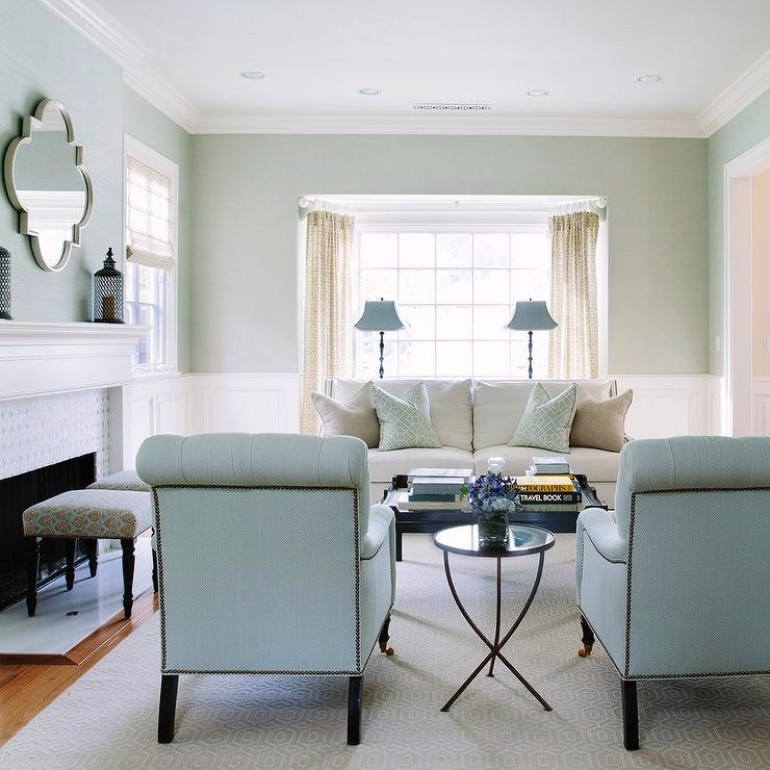 Light Blue Living Room Ideas
 How To Make a Light Blue Green Living Room