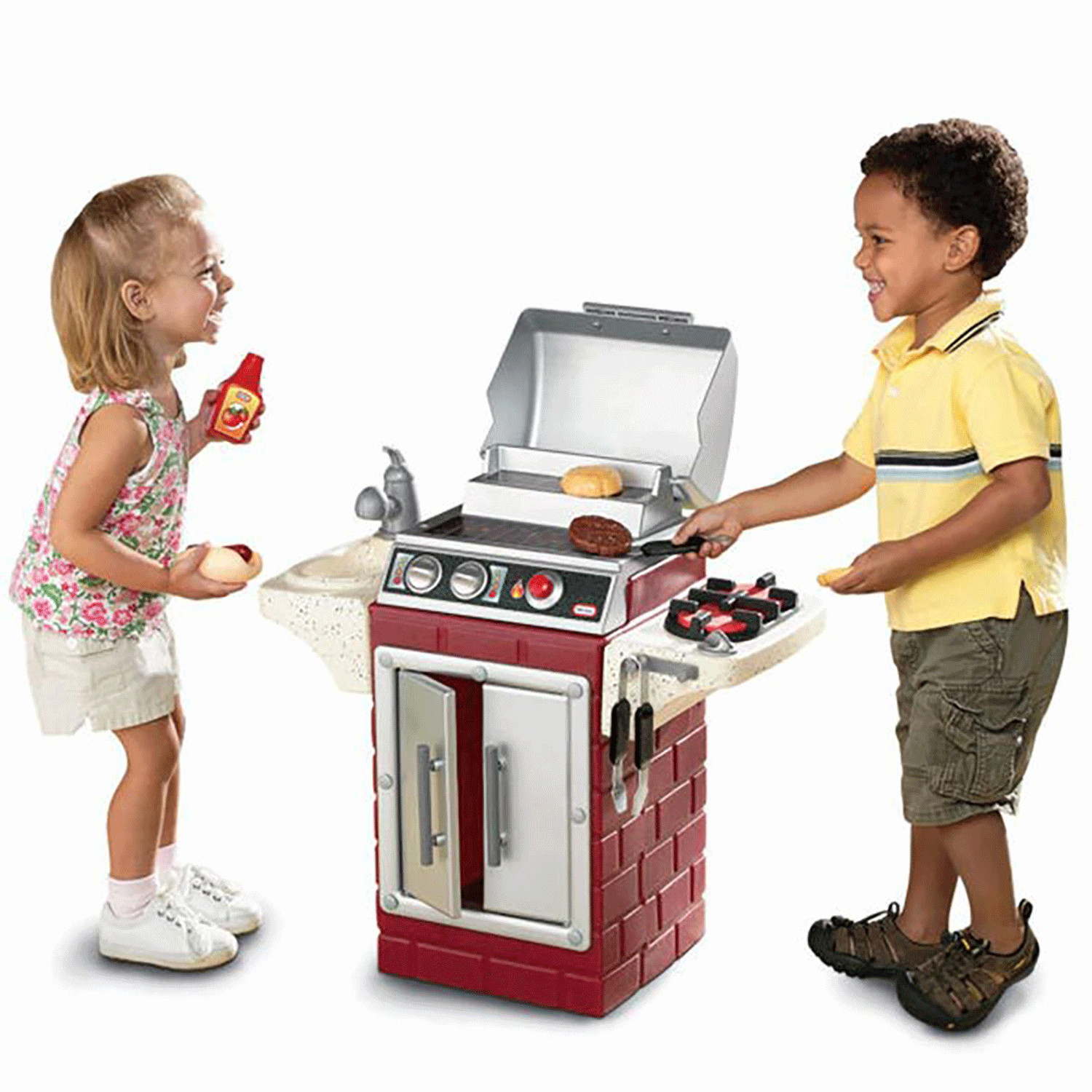 Lil Tikes Backyard Bbq
 Little Tikes Backyard Barbecue Get Out n Grill BBQ Toy