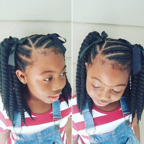 Little Black Girl Twist Hairstyles
 twist braids for little girls