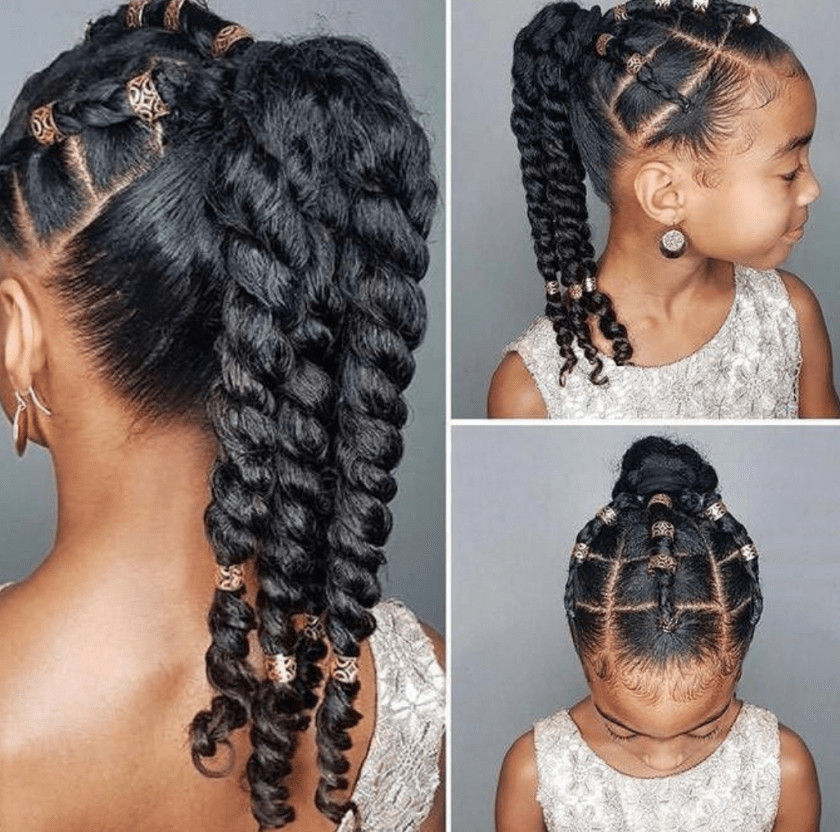 Little Black Girl Twist Hairstyles
 43 Braid Hairstyles For Little Girls With Natural Hair