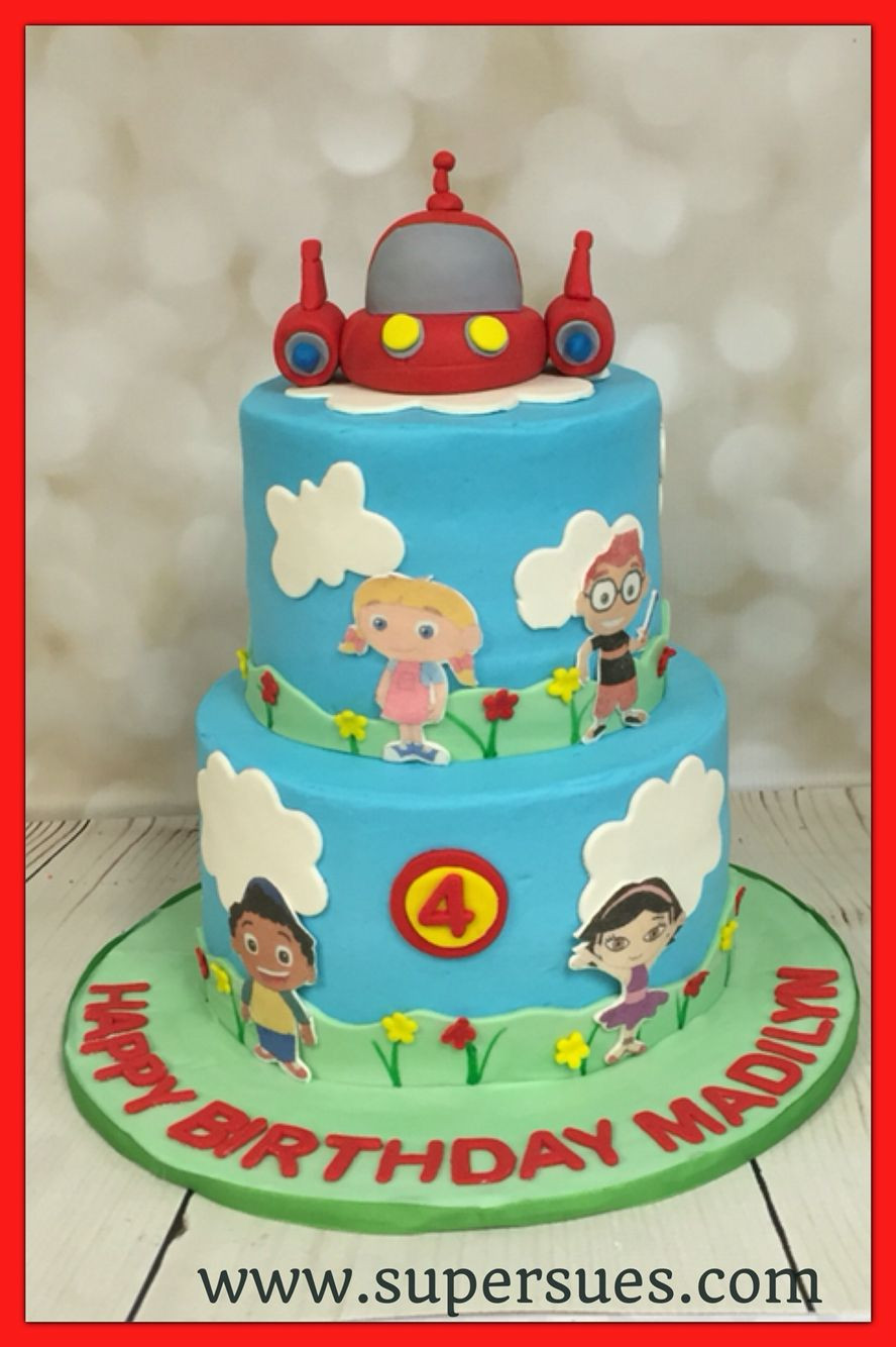 Little Einsteins Birthday Cake
 Little Einsteins themed two tier birthday cake