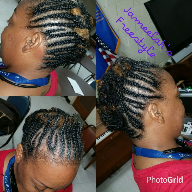 Little Girl Mohawk Hairstyles
 Freestyle braided Mohawk