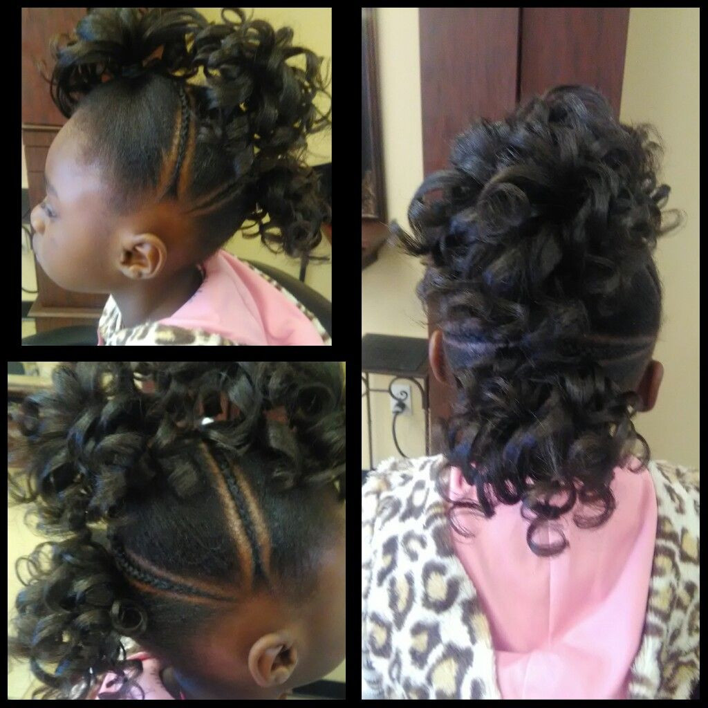 Little Girl Mohawk Hairstyles
 Curly Mohawk