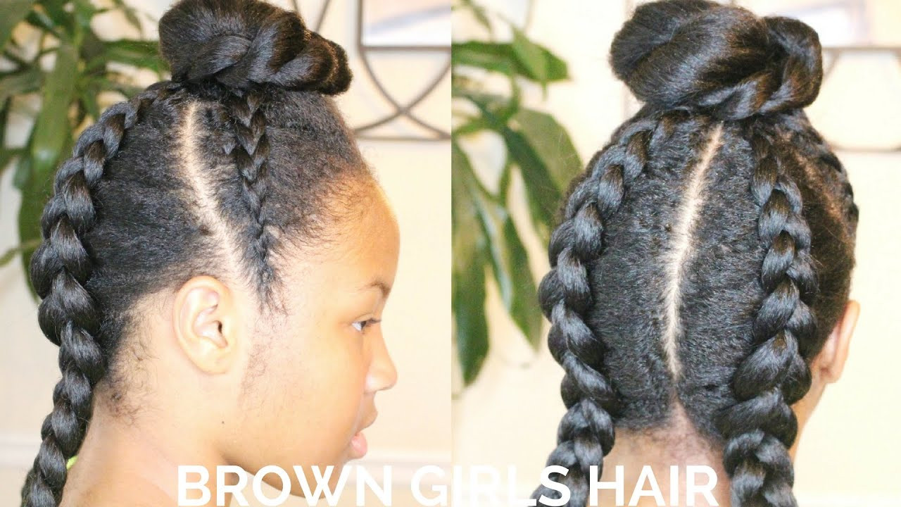 Little Girl Natural Hairstyles
 Little Black Girls Cornrows Hairstyle