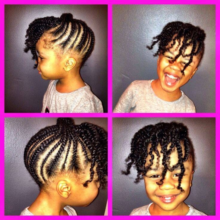 Little Girl Natural Hairstyles
 Cute natural up do style for little girl