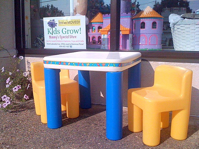 Little Kids Table And Chairs
 Kids Grow Little Tikes table and chairs