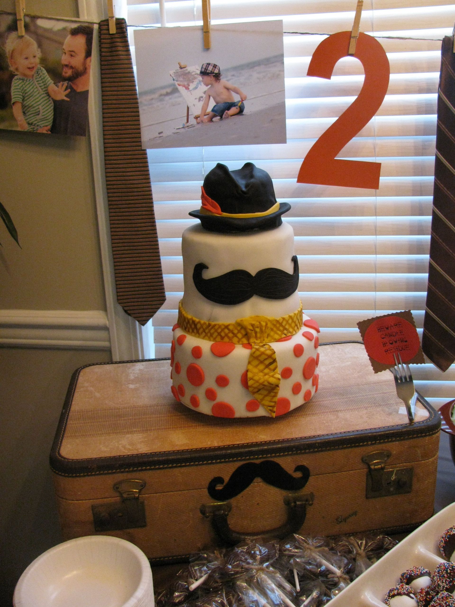 Little Man Birthday Cake
 Little Man Birthday Cake Mustache Bash