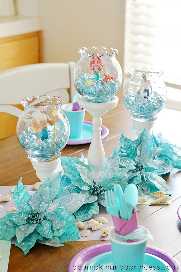 Little Mermaid Party Decoration Ideas
 The Little Mermaid Party A Pumpkin And A Princess