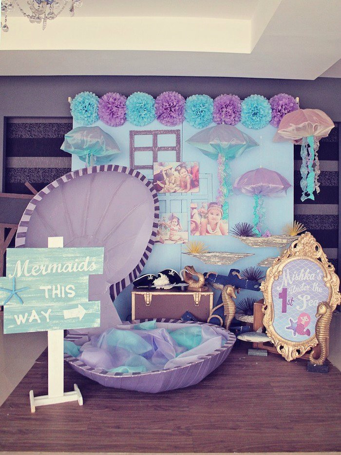 Little Mermaid Party Decorations Ideas
 21 Marvelous Mermaid Party Ideas for Kids