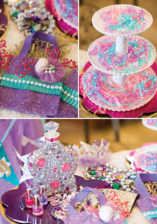 Little Mermaid Party Ideas Homemade
 Sparkly Little Mermaid Under the Sea Birthday Party